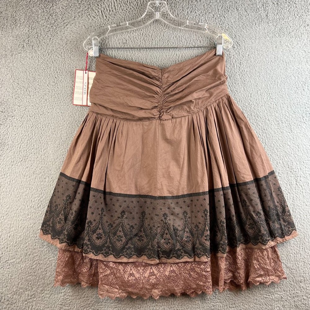 New‎ Max & Co. skirt Double Layered Lined Mesh size 38